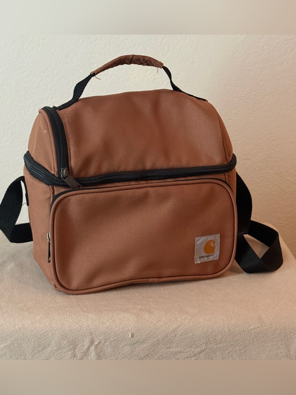 Carhartt Brown Deluxe Dual
Compartment Insulated Lunch kit Cooler Bag